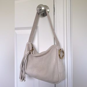 Hobo Shoulder Bag, Suede
